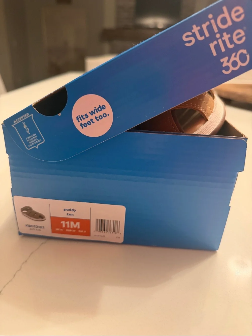 Stride Rite Tan Kids Fisherman Sandals - Picture 7 of 7